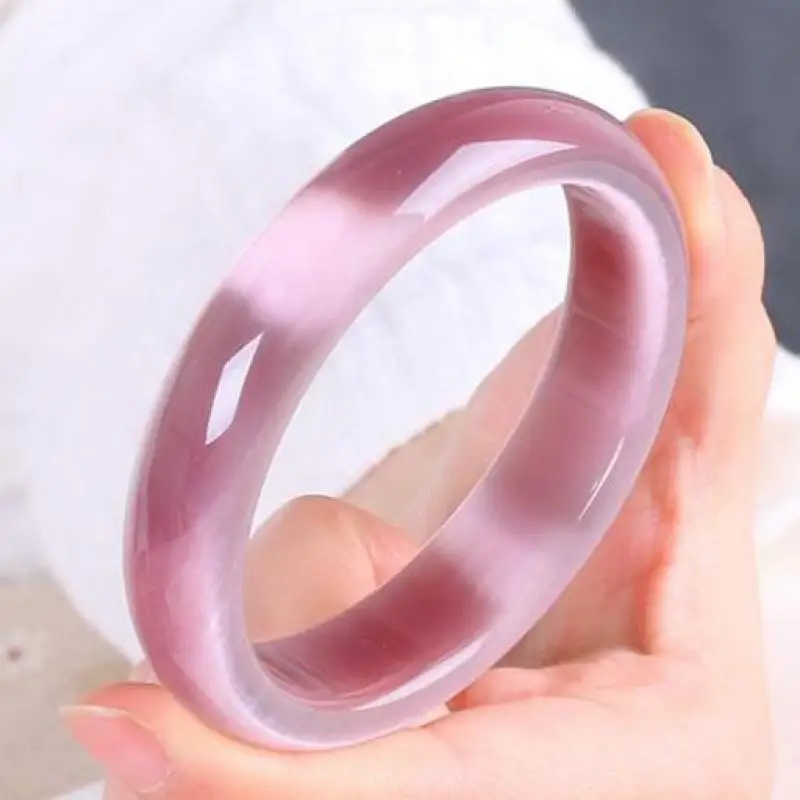 

Женский браслет из натурального камня «кошачий глаз»