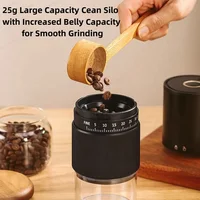 Nouveau moulin à café électrique rechargeable, 35 vitesses réglables, moulin à grains de café portable pour une utilisation quotidienne à la maison 3