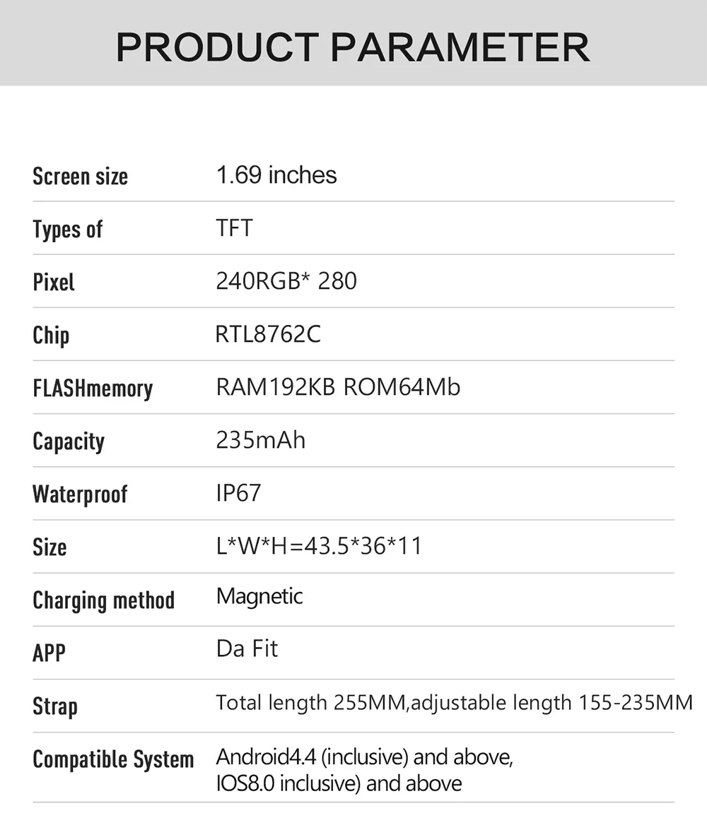 ο P28 ÷ Ʈ ġ 1.69 ġ ȭ ÷ 24 ð  ڵ ͸ IP67    ð