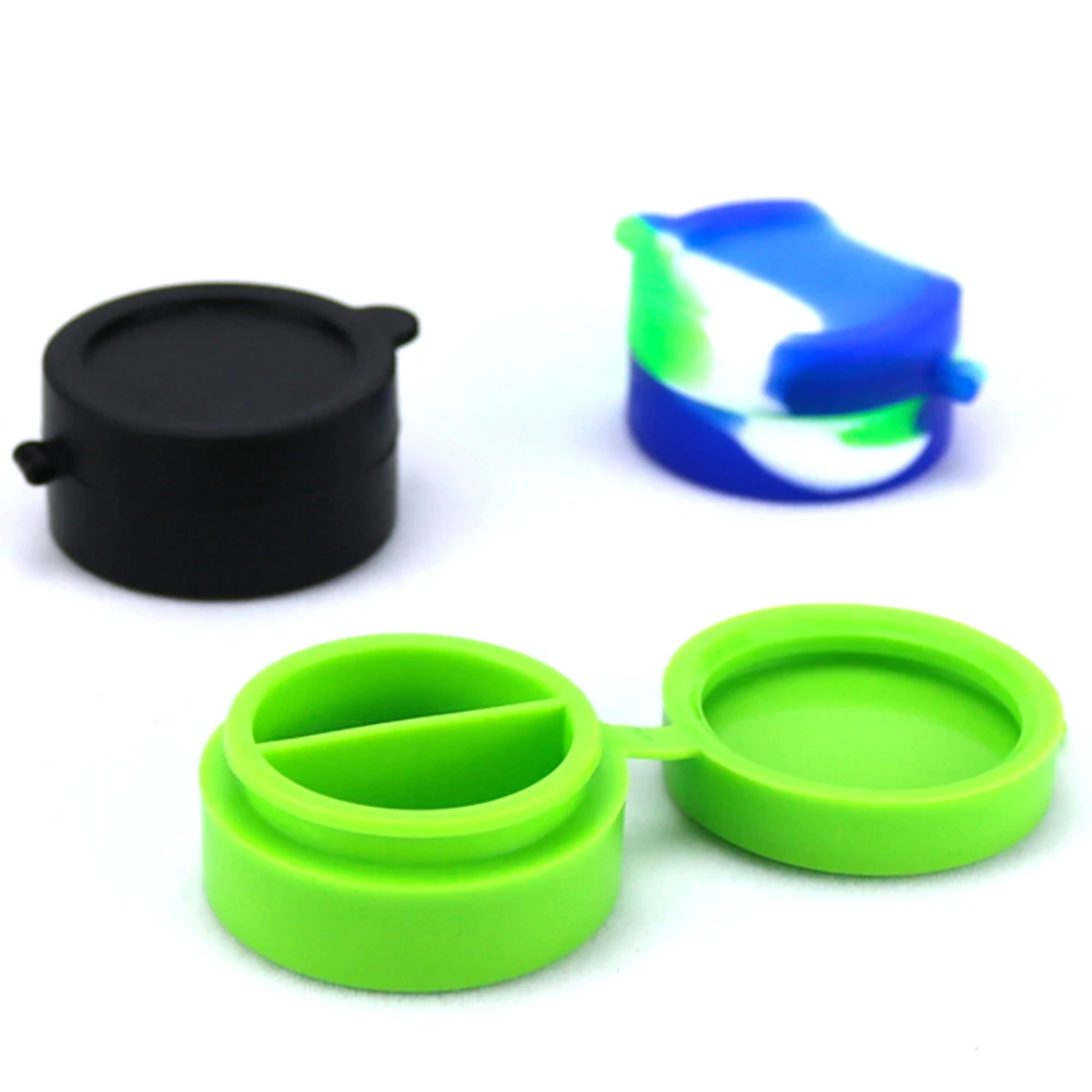 20Pcs Silicone Jar Bottle Nonstick Container Face Cream Jars Oil Storage Box Makeup Case Cosmetic Home Accessories Sorted Bottle