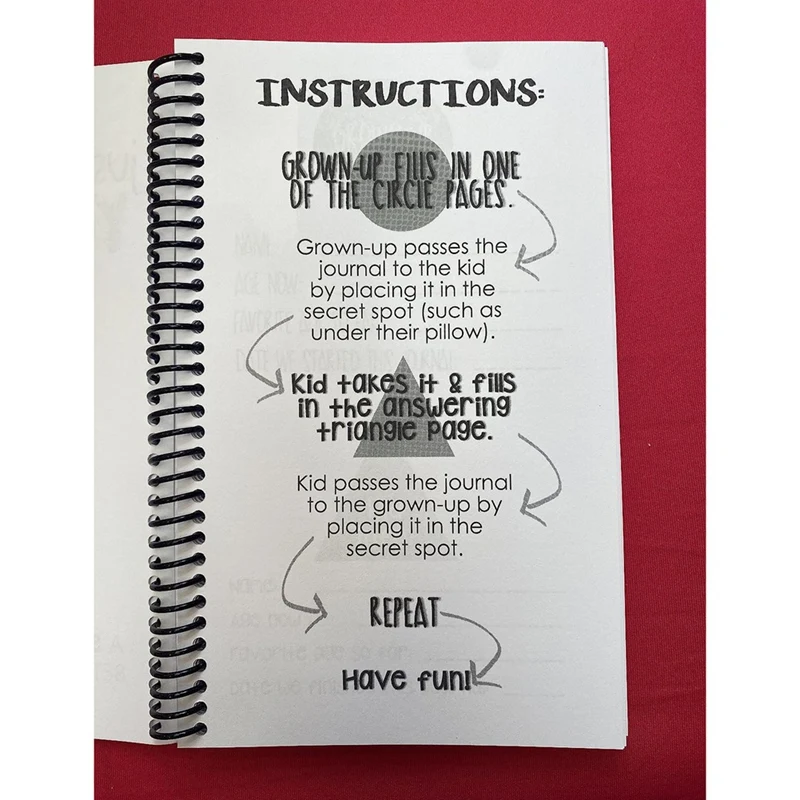 Just Between You & Me, Kid: A Back & Forth Journal Between Grown-Up Kid Communication Diary