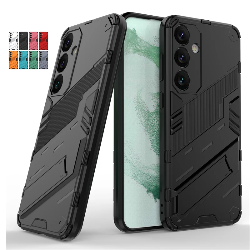 

Holder Case For Samsung Galaxy S24 Plus Cover For Samsung S24 Capas Shockproof Armor Bumper Cover Samsung S24 Ultra Plus Fundas