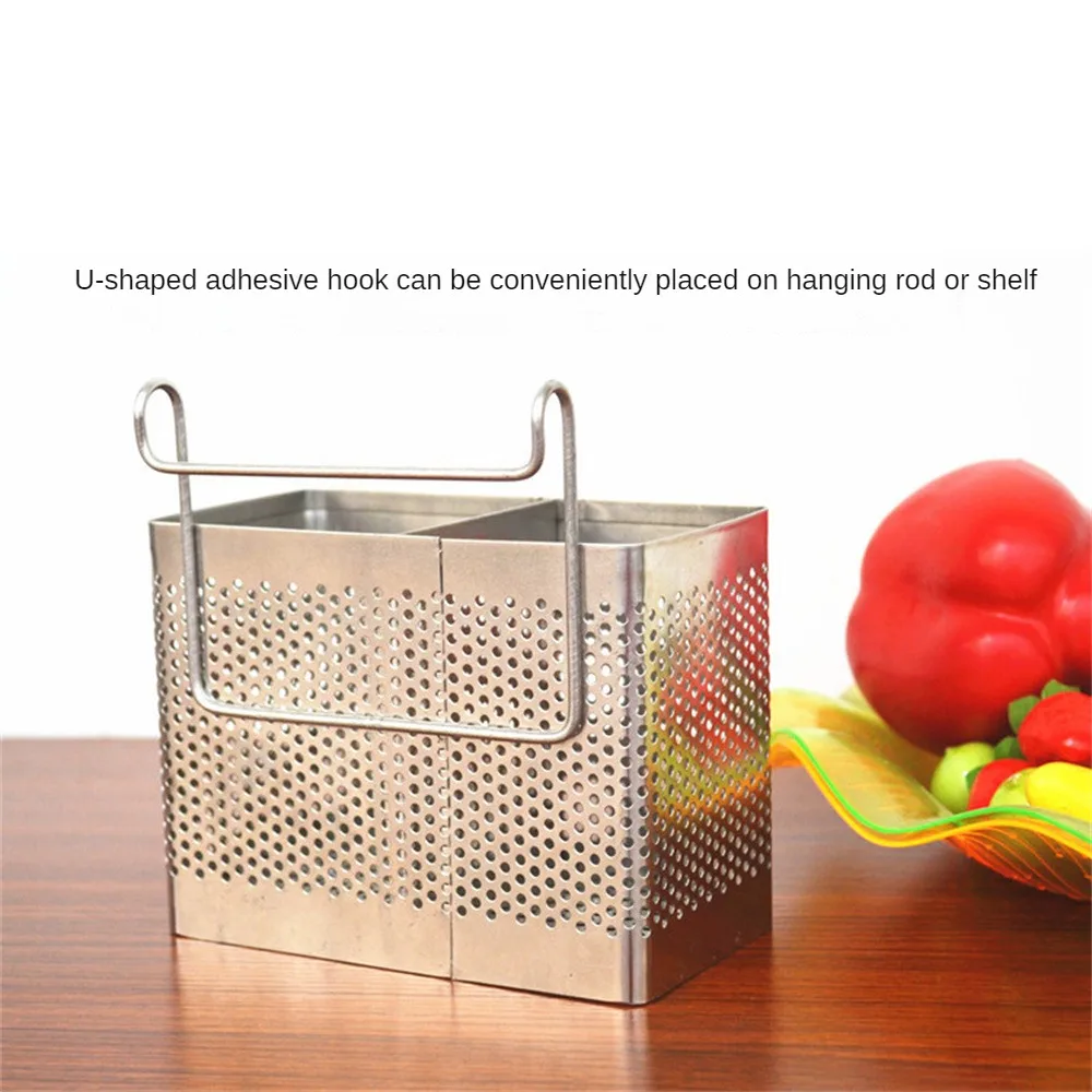 Cabilock Stainless Steel Chopstick Holder Stand – Modern Utensil Rest For Forks, Spoons, Chopsticks, Tabletop Organizer