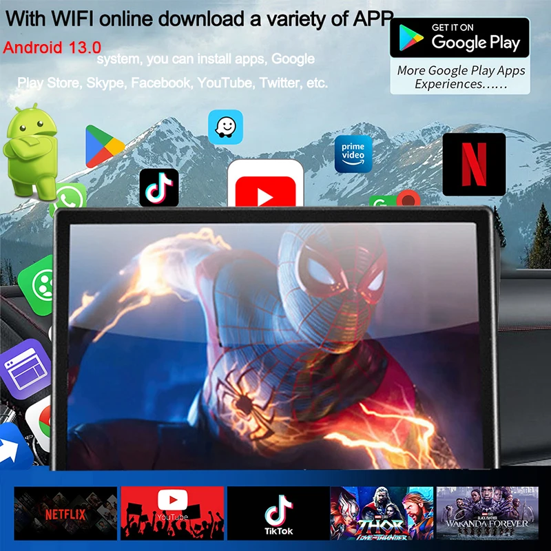 Newest Display Car Air Conditioning Control 4G +64G Smart