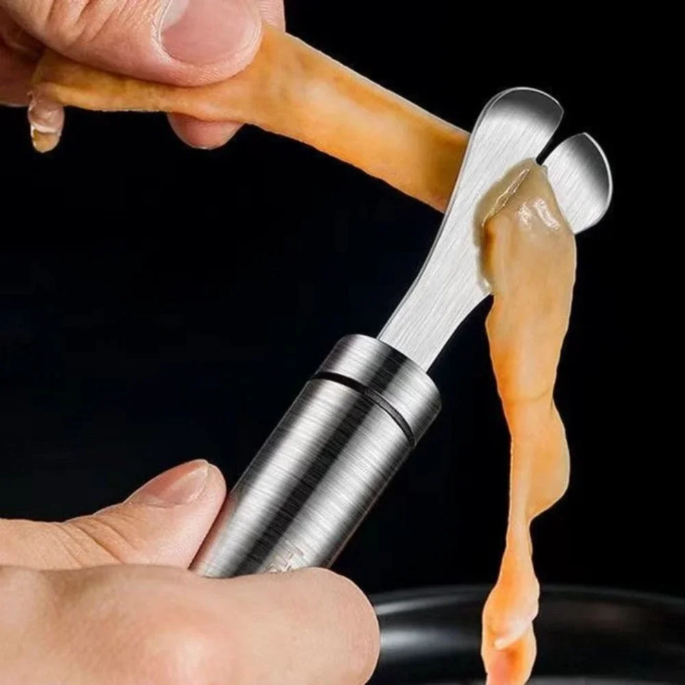 Eel and Loach Gut Opener Household Stainless Steel Gut Scraping Oil Knife Kitchen Gadgets Duck Chicken Knife Special Tools