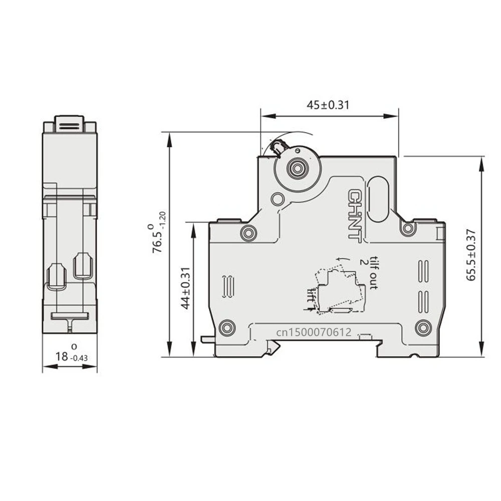 Enhanced Miniature Circuit Breaker - DPN 1P+N, 6A-40A, 220V