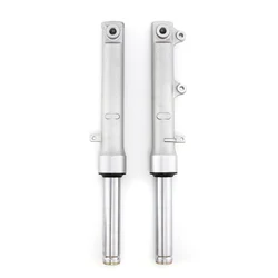 Enhanced Front Shock Absorber for Honda Motorcycle Scooters - Disc Brake Compatible, Modified Front Suspension (Silver)