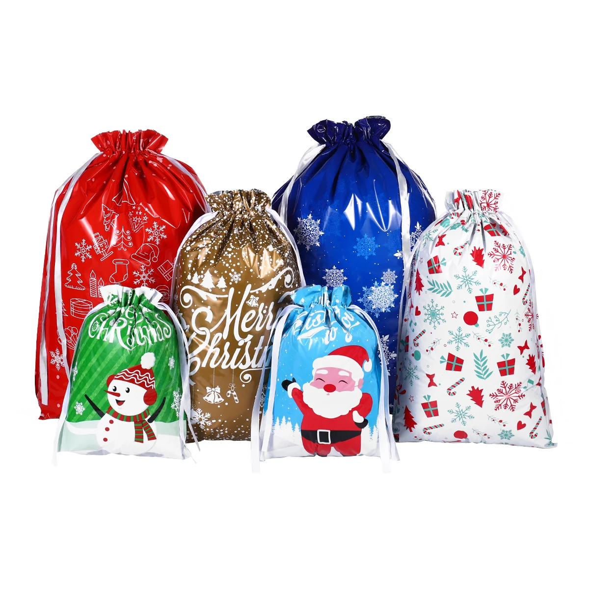 

Cabilock Candy Bags Assorted Styles Christmas Gift Wrapping Goodie Bags Favor Pouches for Xmas Party Wedding