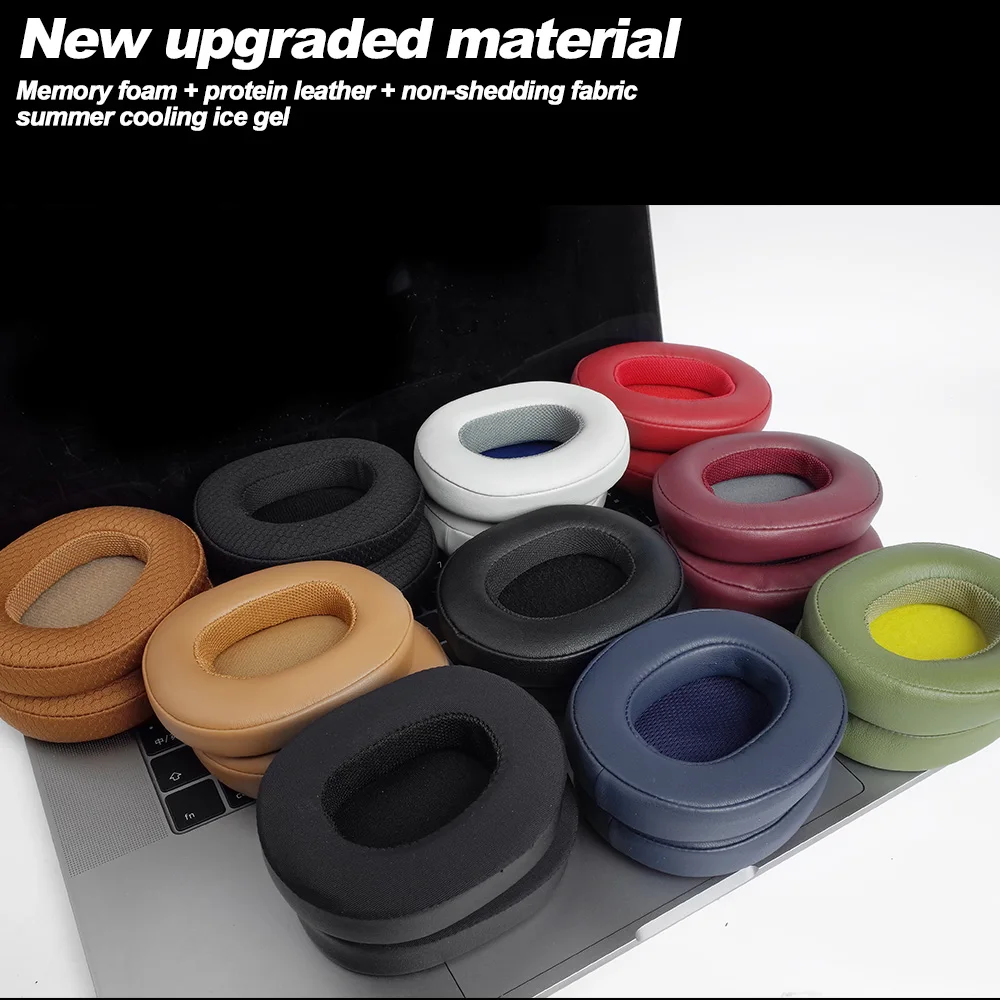 Earphone pads For Skullcandy Crusher Hesh Evo Crusher 360 Hesh 3 Wireless replacement Earpads Mesh cloth Memory Covers Sponge