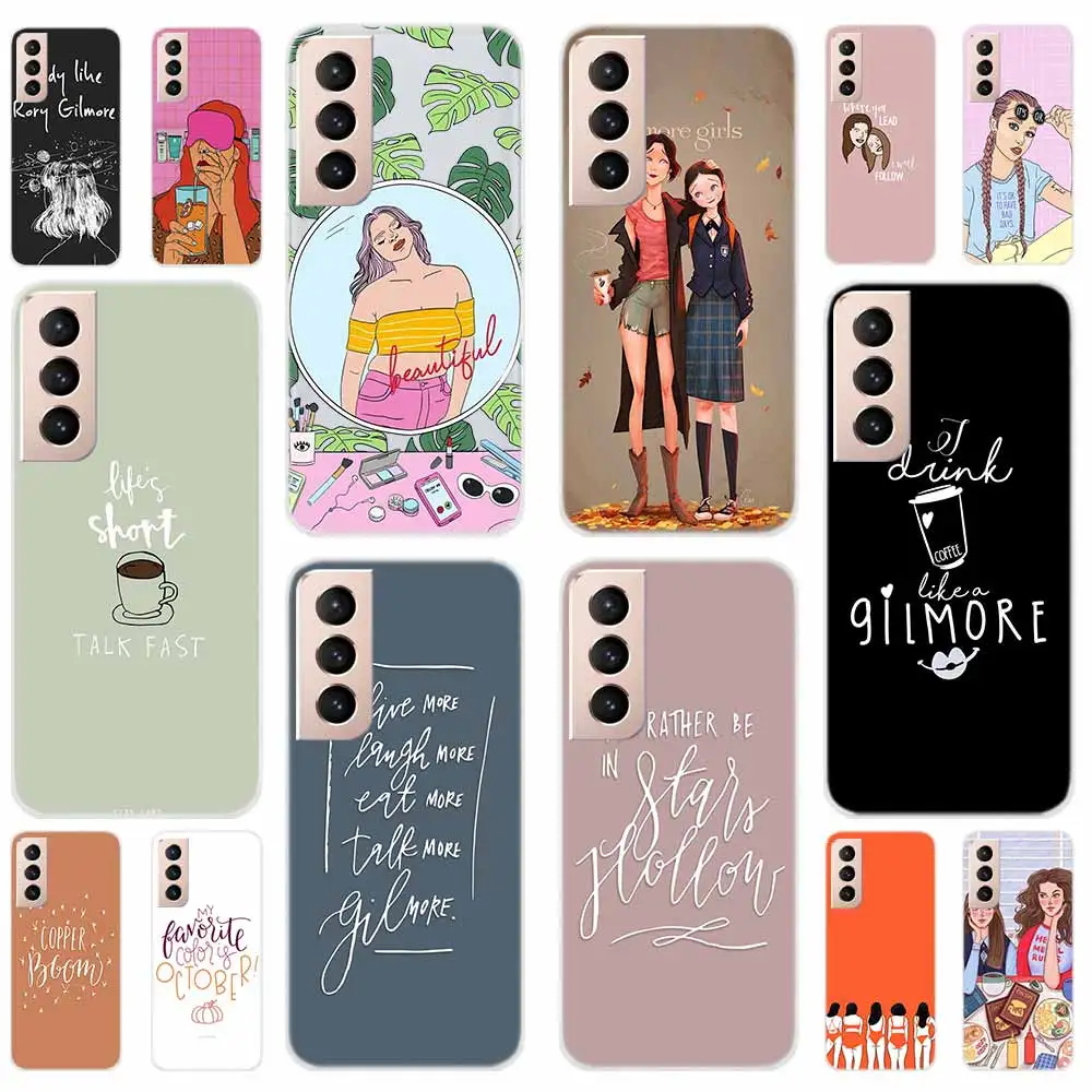 Силиконовый мягкий чехол для Samsung Galaxy S21 S11 S20 S10 S9 S8 Plus S7Edge S10lite E ультрачехол Gilmore Girls
