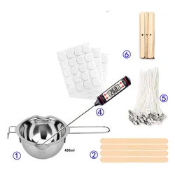 Complete Candle Making Kit: DIY Aromatherapy Craft Set with Wax Melting Tools and Accessories - 1set (Set 02)