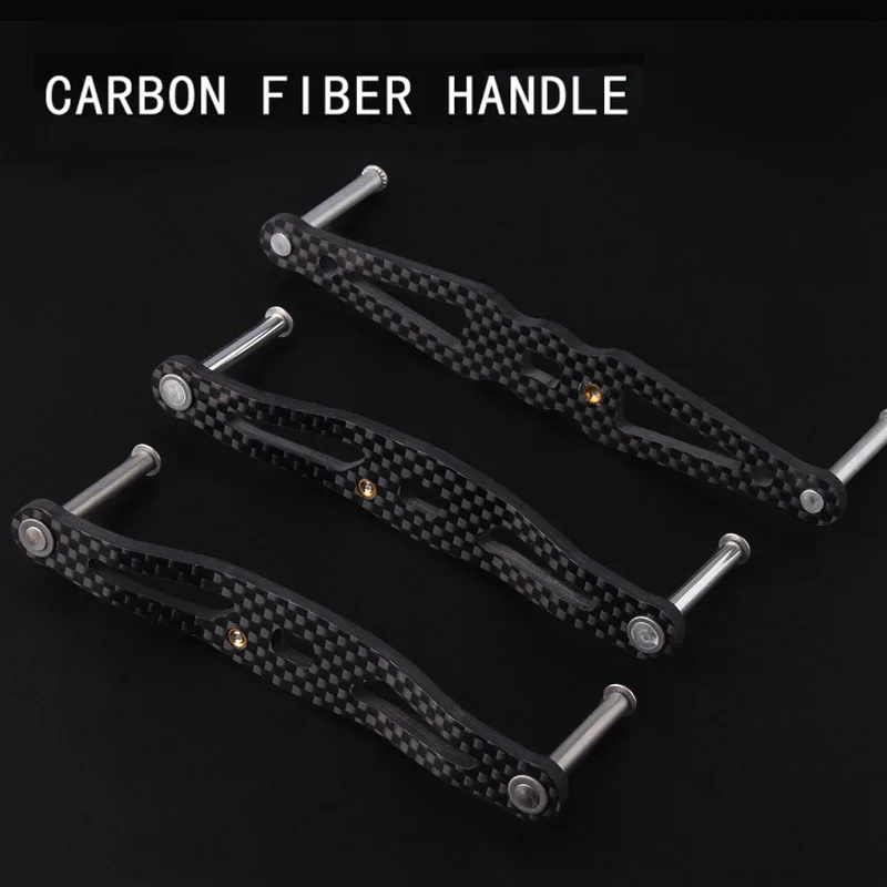 Ruke Fishing Reel Handle Carbon Fiber Fishing Rocker whole Length 105-120mm Hole Size 8*5/7*4mm Thickness 3mm Reel Accessory fishing reel,fishing tackle accessory