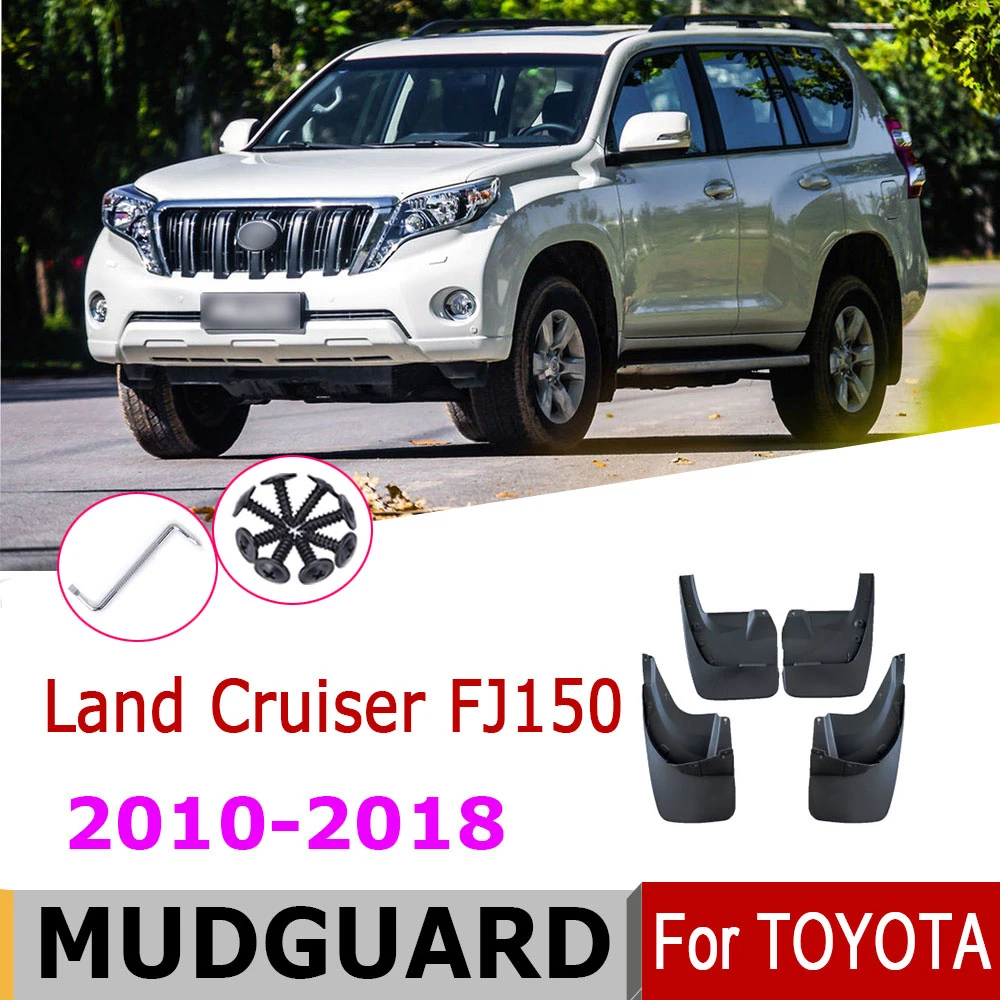 Mud flaps For Toyota Land Cruiser Prado 150 Accessories FJ150 2018 2010 ...