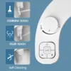 SAMODRA Non-Electric Bidet - Self Cleaning Dual Nozzle (Frontal and Rear Wash) Water Bidet Toilet Seat Attachment 2