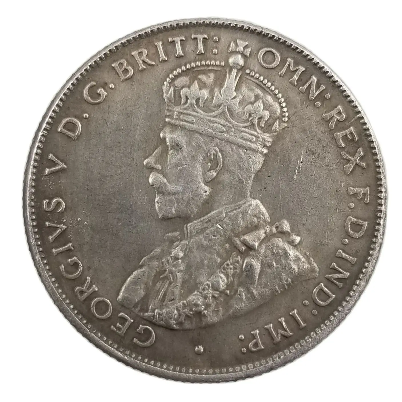 

1915 Australia One Florin Two Shillings Silver Plated Coins Collectibles Craft Medal Coin Desktop Ornament Christmas Gifts