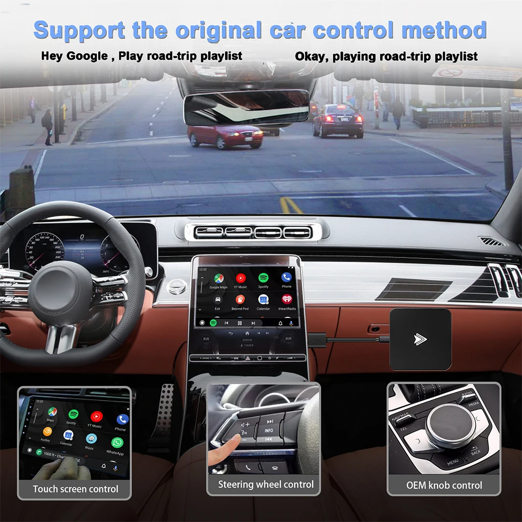 

Android Auto Wireless Adapter WiFi 5.0G Car AI Box Auto Wireless Adapter Android Auto Wireless