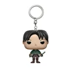 FUNKO POP Keychain Attack on Titan Highly Popular Characters Levi Ackerman Anime Peripherals Toys Pendant Keychains Kids Gifts 4