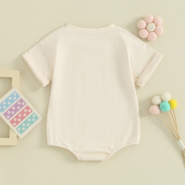 아기의 여름을 편안하고 스타일리시하게 만드는 Lioraitiin 여아 버블 롬퍼