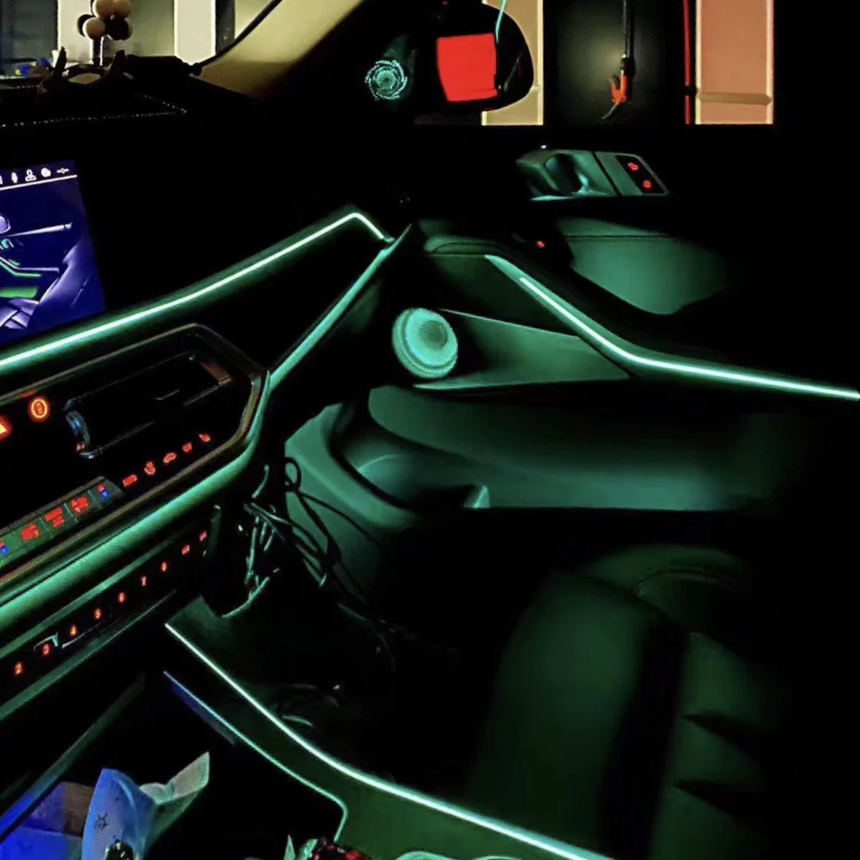 BMW X5 X7 G05 G07 시리즈용 전체 세트 LED 스피커 커버 ? 무손실 음질의 하이파이 스테레오 스피커가 탑재된 미드레인지 트위터