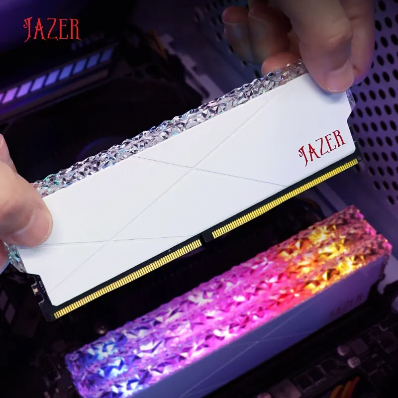 JAZER RGB RAM DDR4 8GB 16GB Memory DDR4 8GBx2 16GBx2 3200MHz 3600MHz Overclocking Performance for Desktop