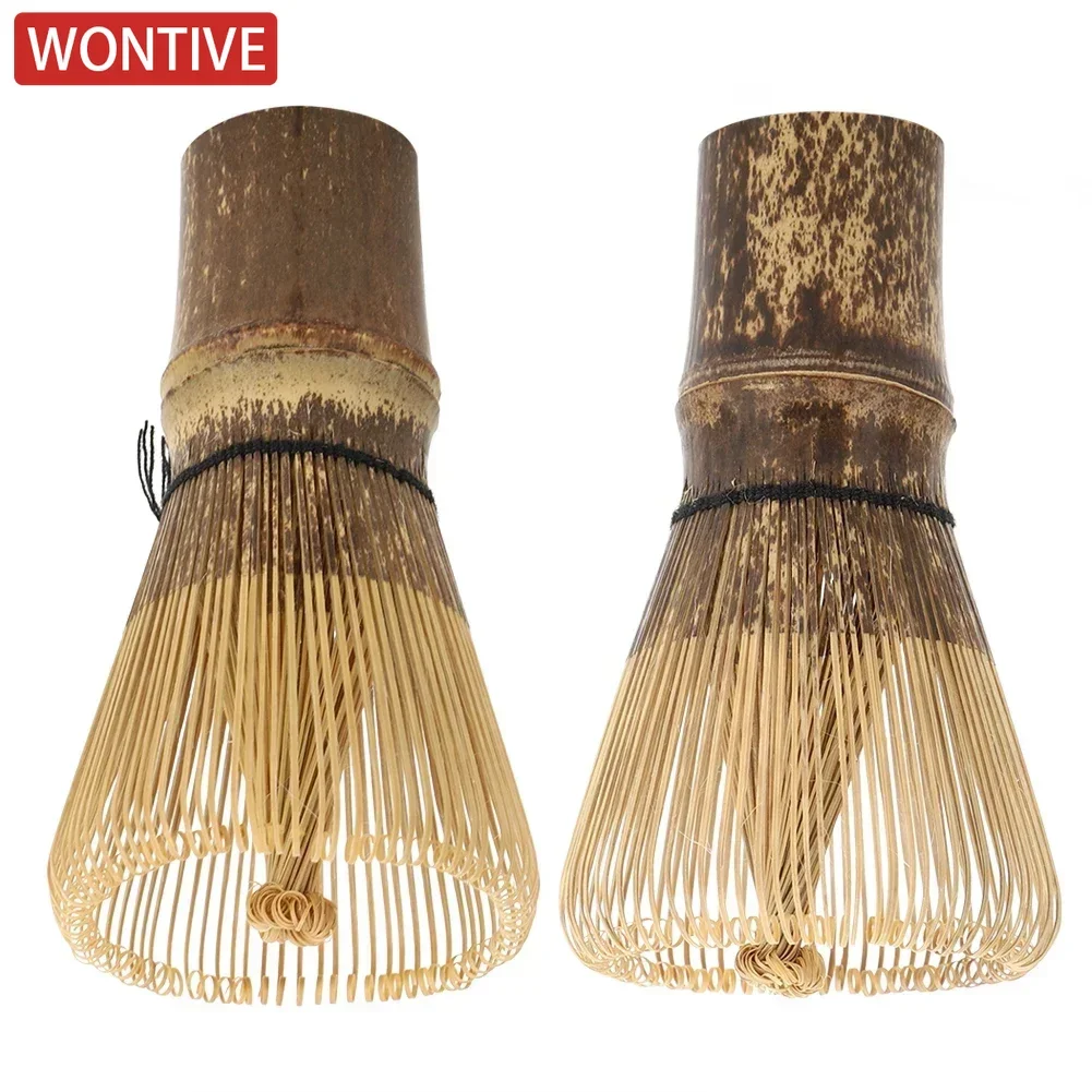 Bamboo Japanese Style Matcha Tea Whisk Brush 100 Prongs 80 Prongs Optional for Matcha Making