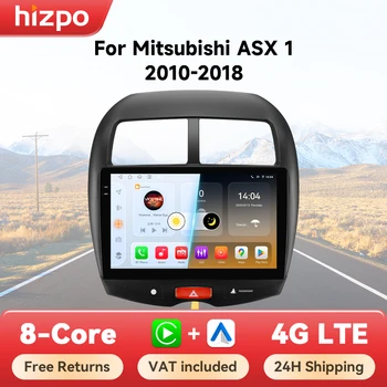 Hizpo 10,1 "sistemas inteligentes de Radio de coche para Mitsubishi ASX 1 2010 - 2018 Multimedia CarPlay Android Auto GPS No 2 din 2din DVD 1