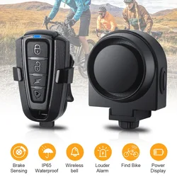 Advanced Wireless Anti - Theft Bike Alarm with Remote Control - Vibration Sensor Security System, USB Rechargeable (A2)