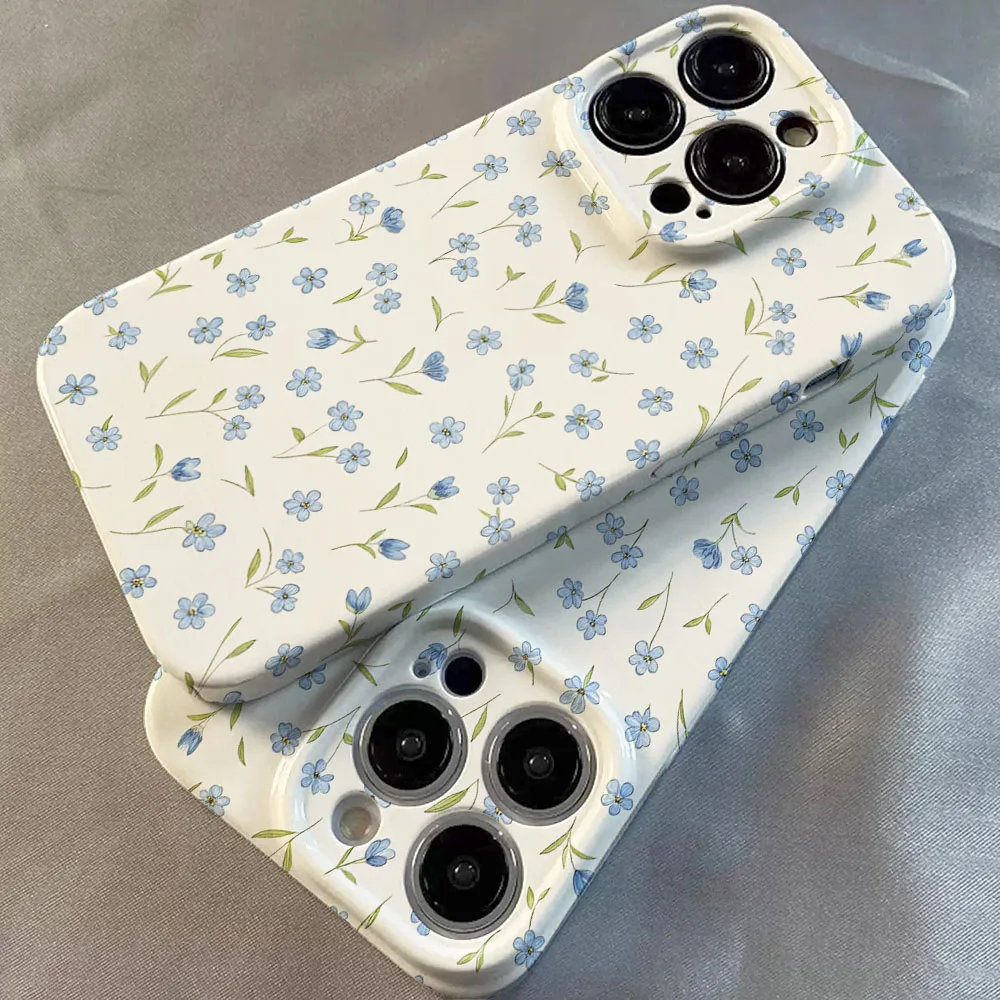 Cute Floral Pattern Hard PC Phone Case Cover