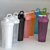 600ml Protein Shaker Bottle Protein Powder Shake Cup for Gym Ffitness Shaker Scale Portable Water Bottle Slushy Cup 4