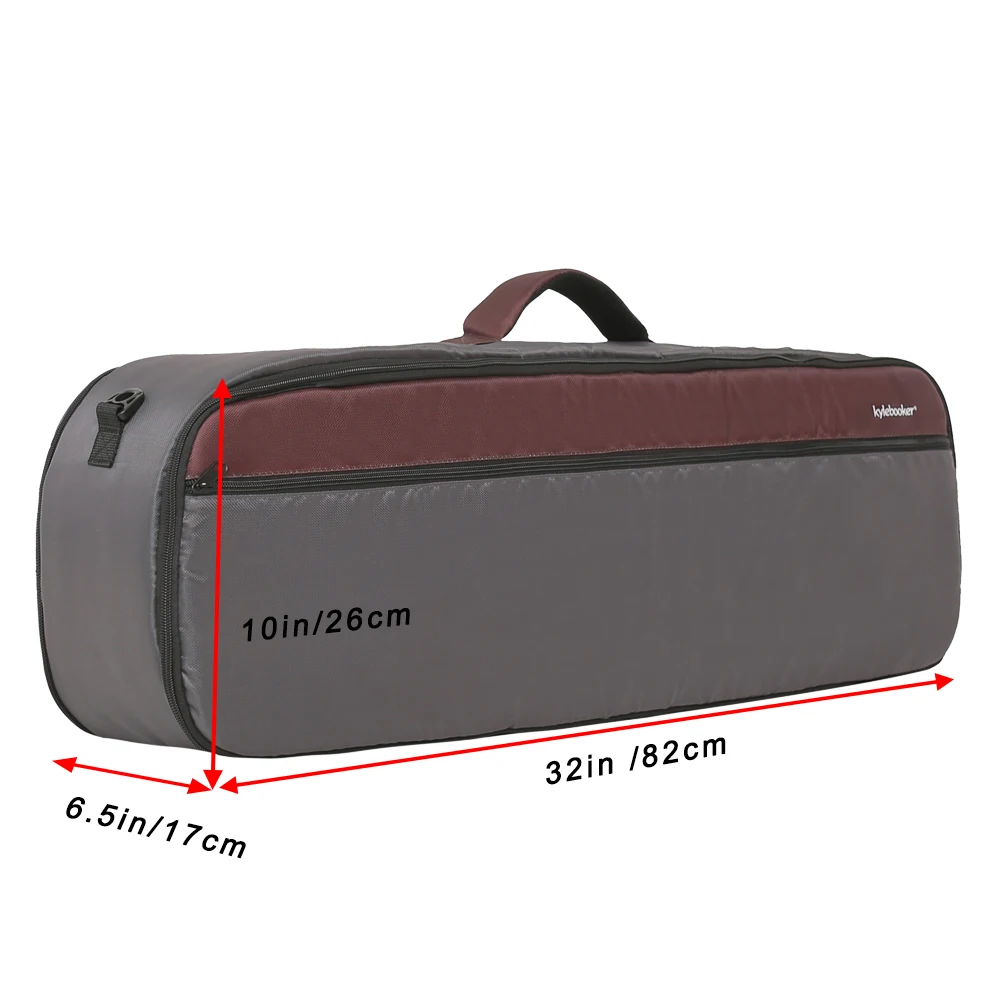 Fly Fishing Rod and Reel Travel Case Gear Bag Hold up to 4 Fishing