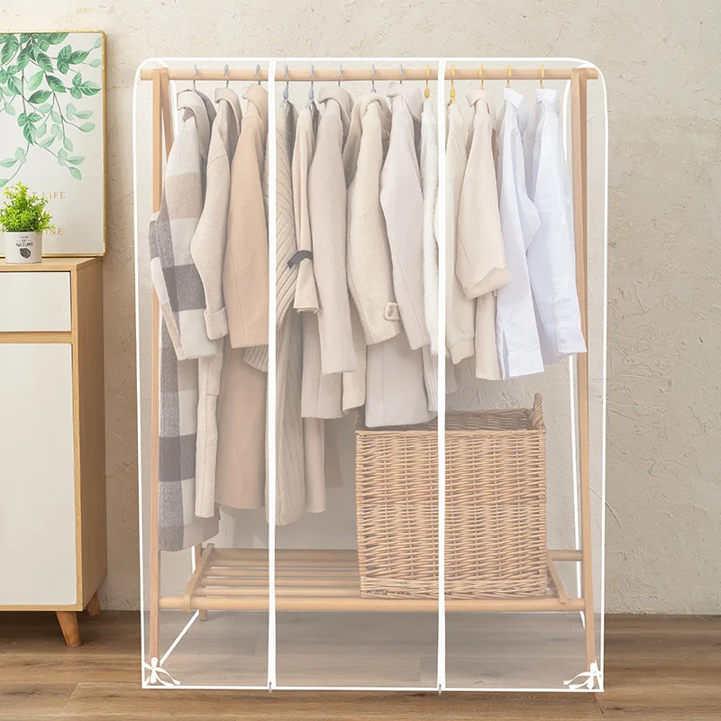 PEVA Clothes Dust Cover Household Rack Clothes Garment Protector High Capacity Coat Storage Bag