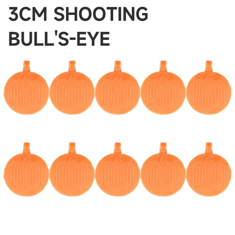 Bullseye Shoot 3cm Silicone Shooting Target Slingshot Shooting Catapult Archery Sports Tactical Hunting Shoot Bullseye 10Pcs