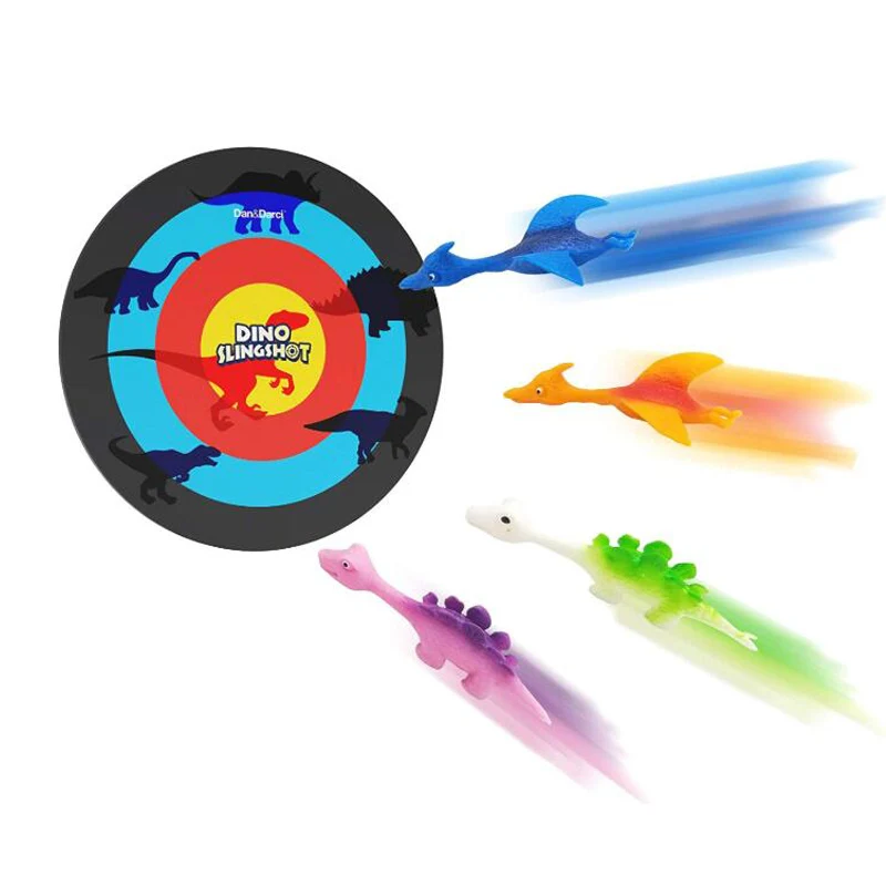 10/5PCS Slingshot 공룡 손가락 장난감 어린이를위한 멋진 가제트 재미 있은 선물 생일 파티 호의 Juguetes Baratos Y Divertidos