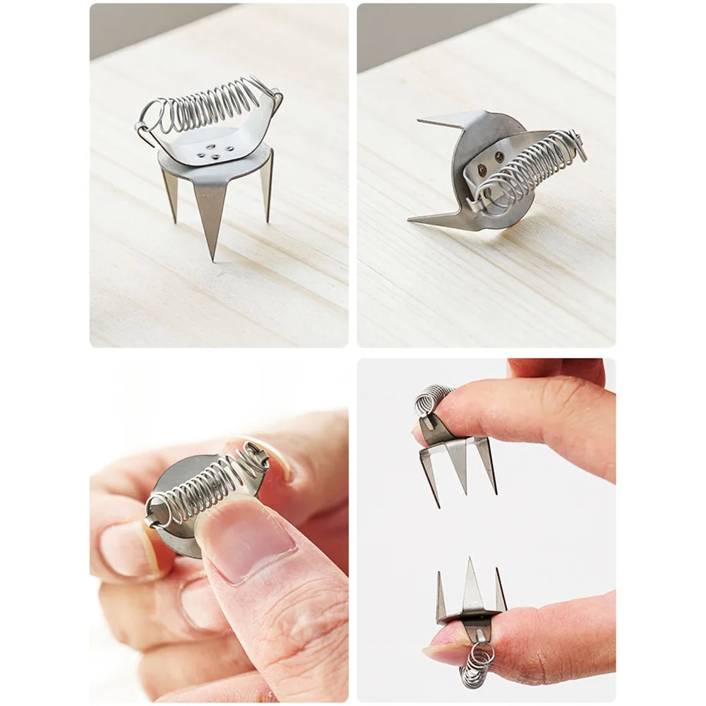 2 Pinze Per Immersione In Ceramica, In Acciaio Inossidabile Con Manici Gommati, Lunghe 32,5 Cm E 10,5 Cm, Per Smaltatura A 360° - 2
