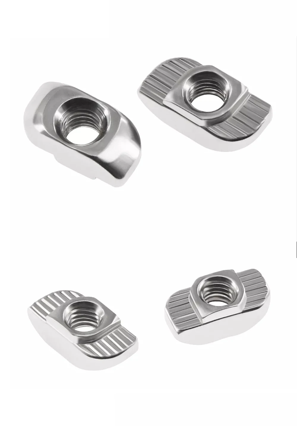 T-Typ-Muttern M3/M4/M5 Kohlenstoffstahl T-Typ-Muttern Befestigungselement Aluminium-Anschluss für 2020 3030 Industrieprofil 3D-Druckerteile – Detail 5