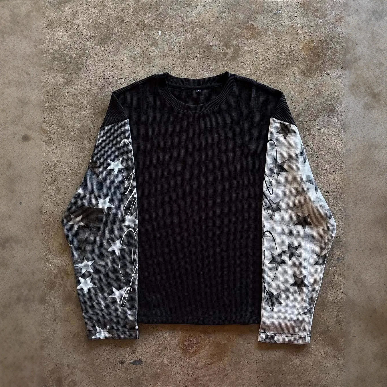 Herbst und Winter Neue amerikanische Kleidung für Männer und Frauen im gleichen Stil, High Street Dark Punk Retro Trendy All-Matching Top im INS-Stil