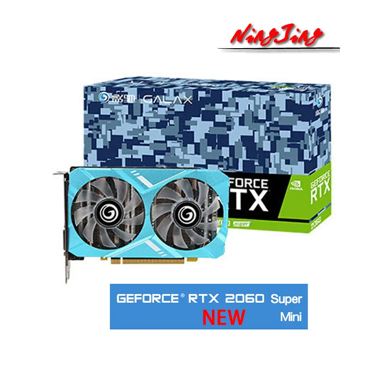 GALAXY RTX 2060 Super 8G 2060S GDDR6 256 Bit Video Cards GPU Graphic Card Support DeskTop AMD Intel CPU Motherboard NEW graphics cards computer