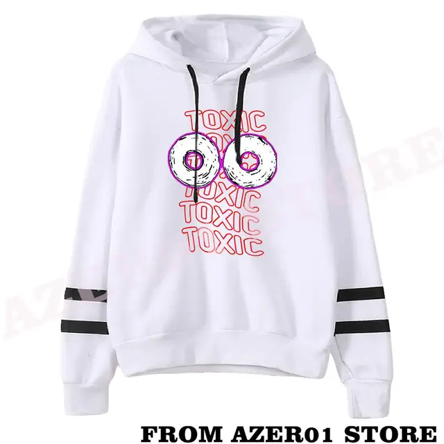 BoyWithUke TOXIC Hoodie Sweatshirts Harajuku Long Sleeve Hooded Tops Unisex  Pullover Streetwear Clothing 