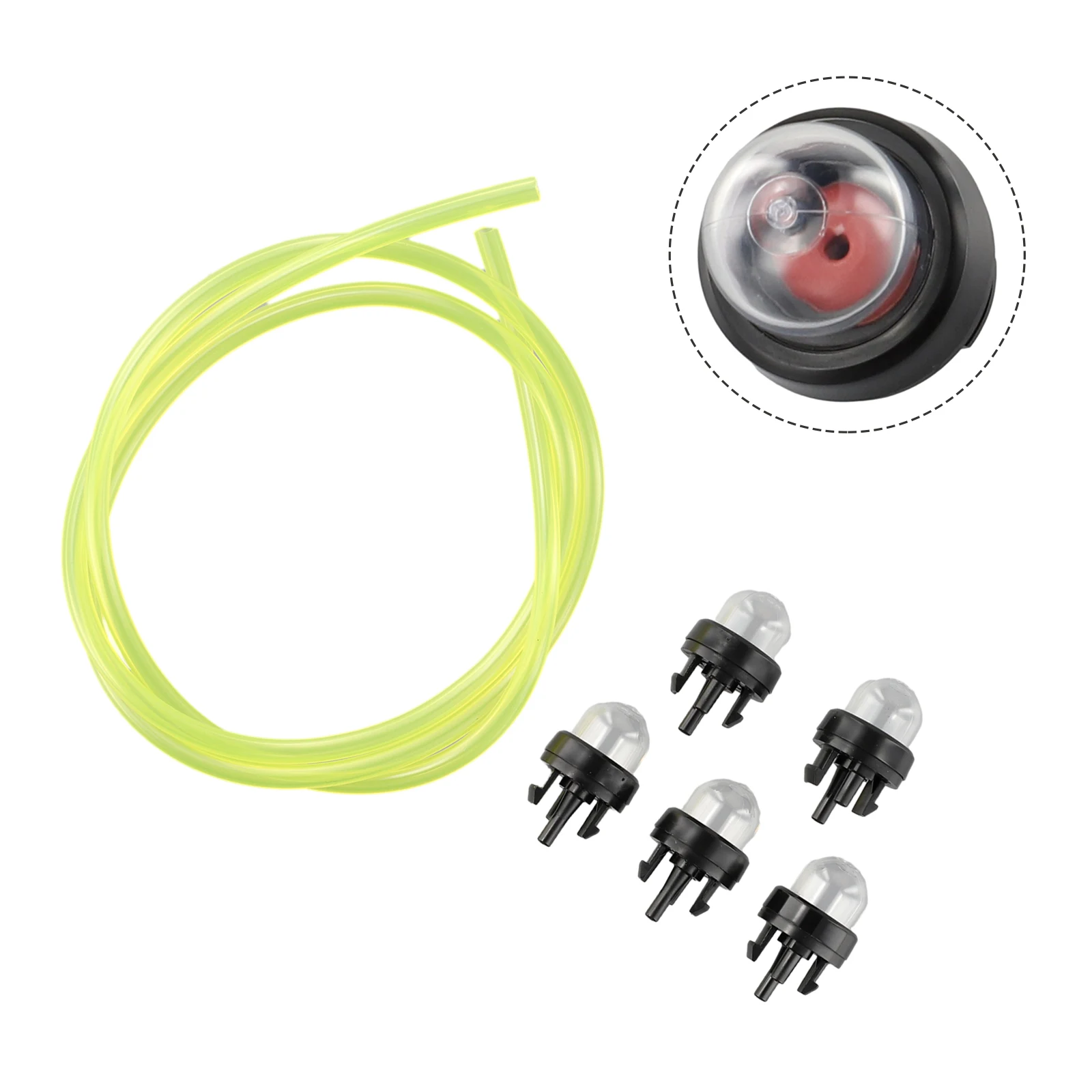5pc Petrol Snap In Primer Bulb Fuel Pump Bulbs Fuel Line For Chainsaws Blowers Trimmer Chainsaw Carburetor For Ryobi For Stihl