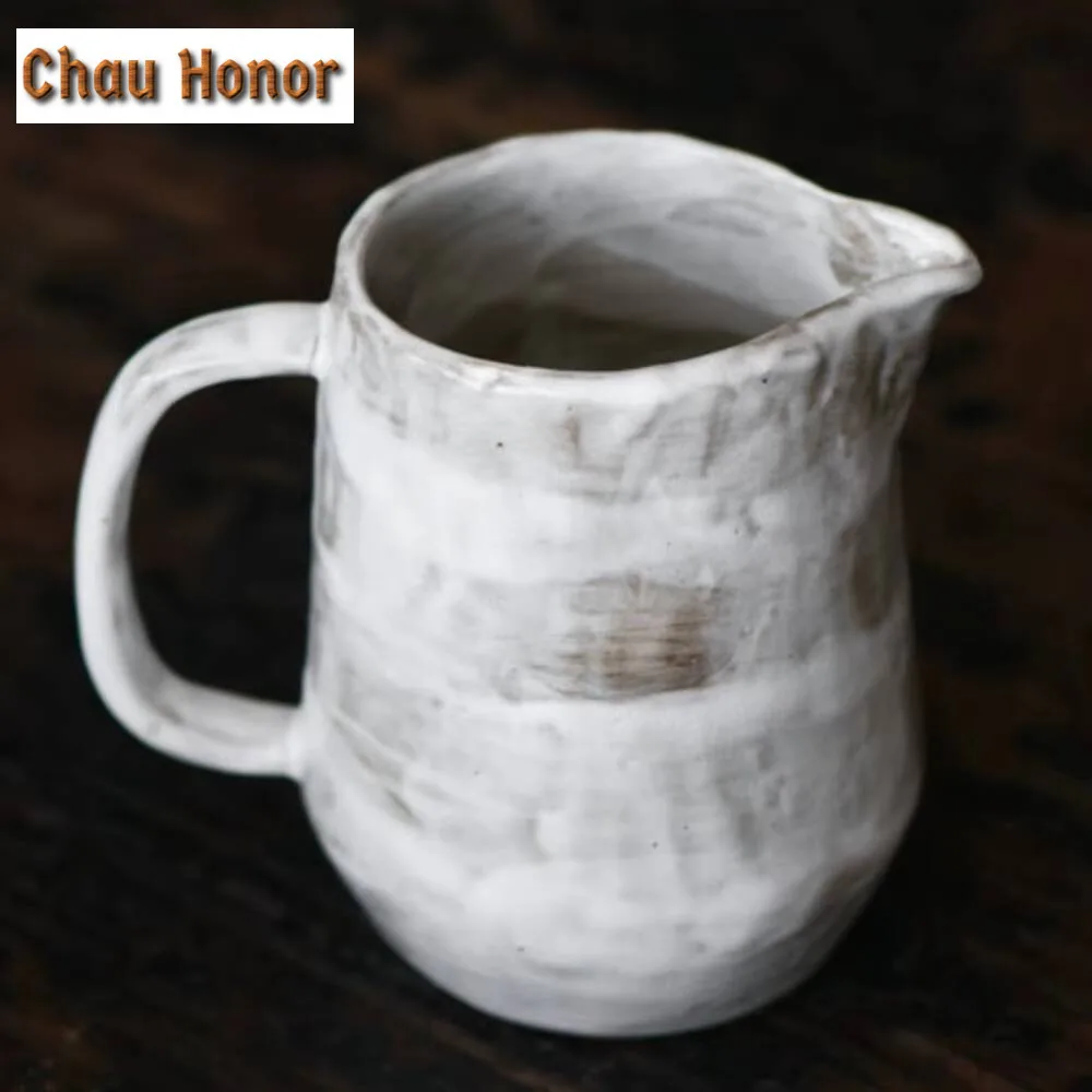 300ml Japanese Powder Yin White Tea Pitcher Creative Hand Brewed Coffee Pot Mug Cha Hai Household Justice Cup Cafes Accessories