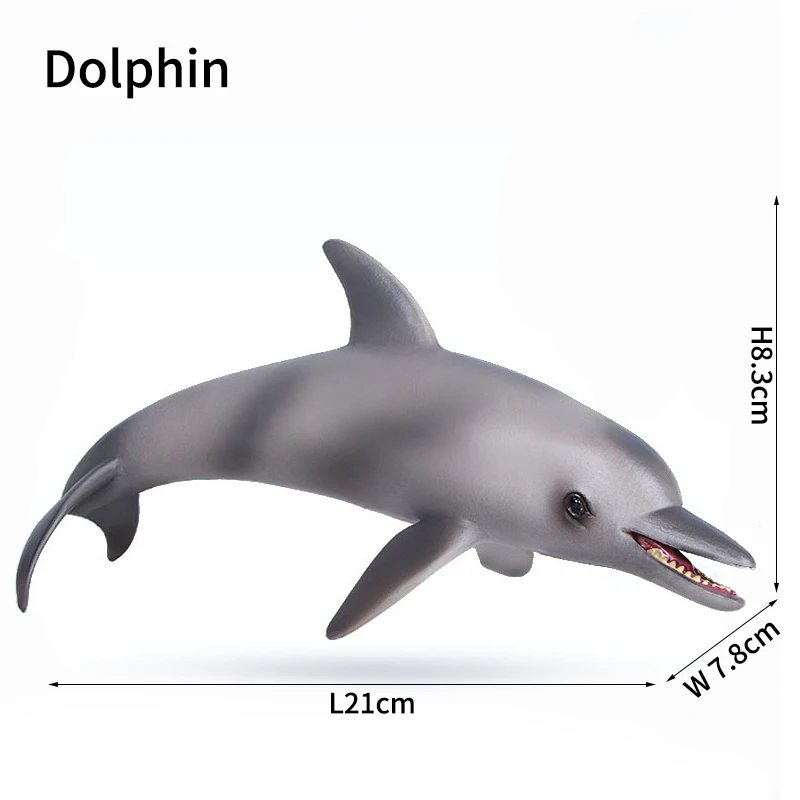 Realistic Sea Life Figure Toy - Shark and Whale Ocean Animal