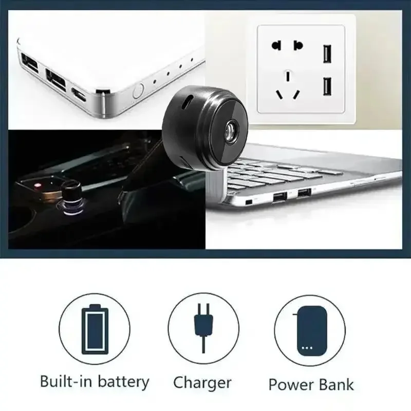 Mini WiFi HD Surveillance Camera - Smart Home Security Monitor