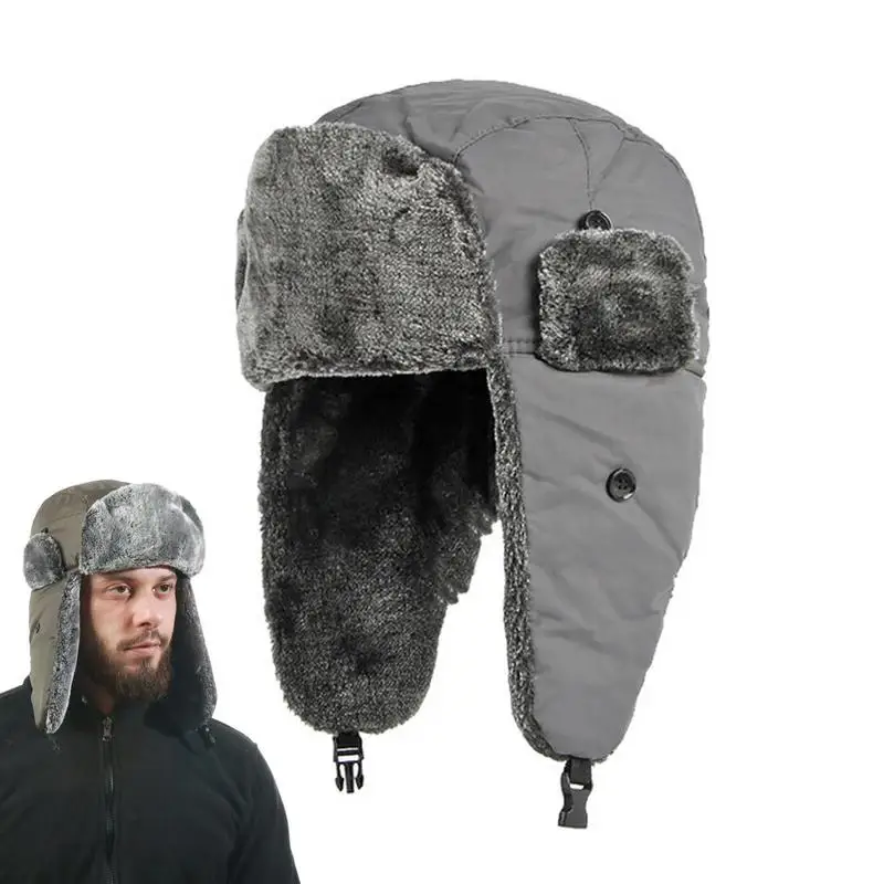 

Trooper Hats Warm Trapper Trooper Hunting Hats With Ear Flaps Outdoor Sports Supplies Windproof Hat For Outdoor Working Skiing