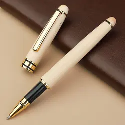 Personalized Maple Wood Ballpoint Pen with Custom Engraving and Gift Box - Red pencil case (Maple signing pen)