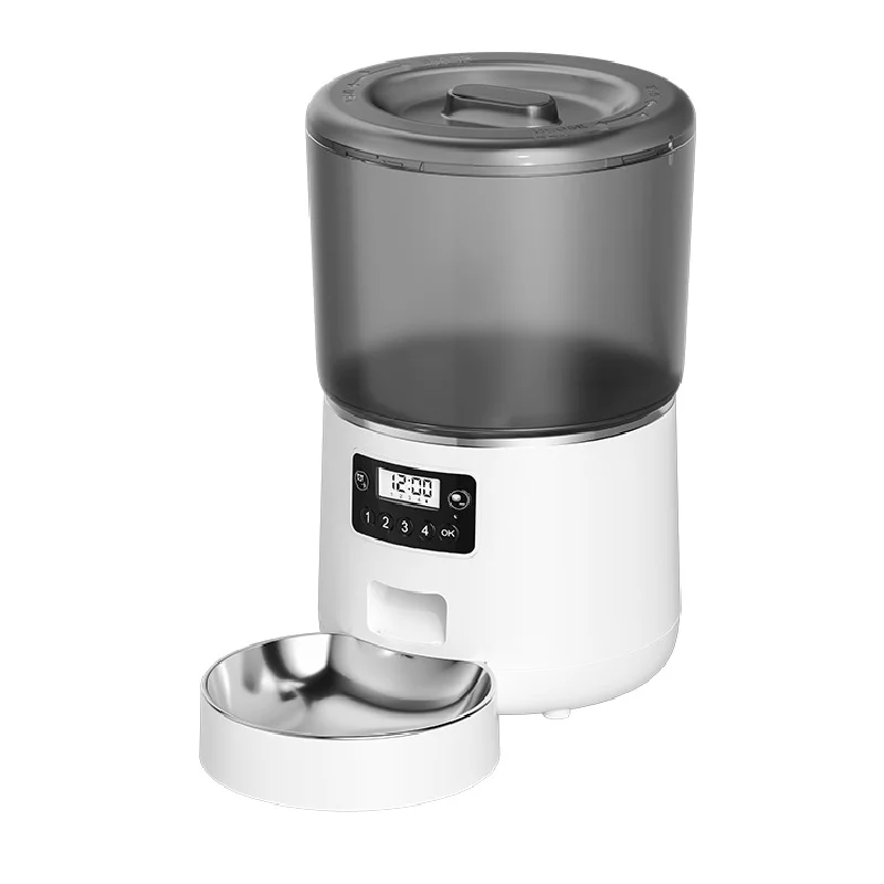 

Automatic Pet Feeder For Cats Anti-Block Slow Dog Feeder Large Capacity Timing Cat Food Dispenser Wirelessly DogsTiming Feeder