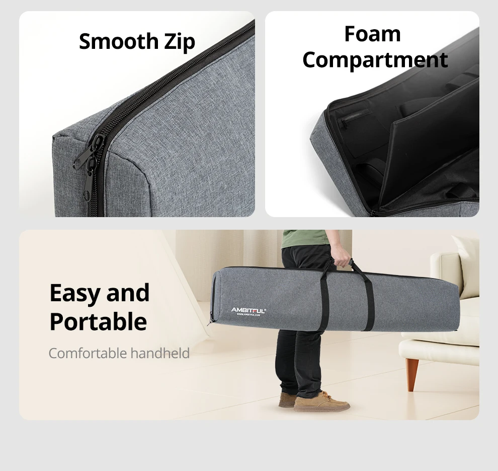 Description Picture 4 of itemAMBITFUL PB20 Magic Leg Storage Bag Photographic Equipment Carrying Case (can fit 2 sets of C-type light stands)