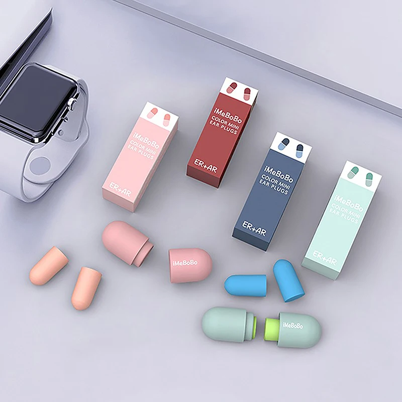 Soundproof Sleeping Ear Plugs Earplugs For Sleep Special Mute Soft Slow Rebound Student Anti-Noise Protection Earplug