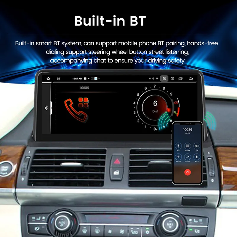 Navifly 자동차 라디오 GPS BT 멀티미디어 플레이어, 올인원 카플레이, 안드로이드 13, BMW F20 F21 2013-2017 NBT 스테레오, 2 Din, 6G + 128G