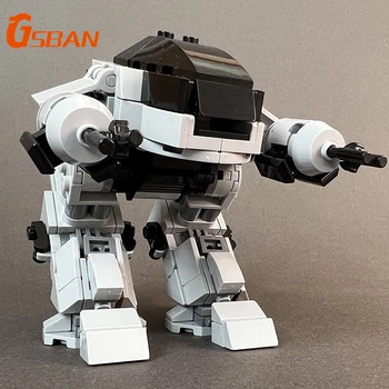 GSBAN Robo Movie ED-209 Robot Battle Mech Modello Building Blocks 305PCS MOC Giocattoli per bambini Giocattolo fai da te Regali per bambini