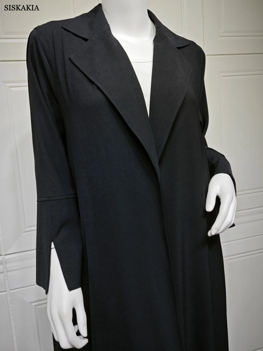 Siskakia Fashion Dubai عباية مفتوحة ذات ثنيات متين...